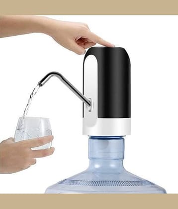 Automatic Wireless Electric Rechargeable Drinking Water Dispenser Pump for 20 Liter Bottle Can with USB Charging Cable (Assorted Color)