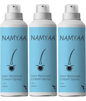 Namyaa Moisturizing Hair Removal Spray for Men & Women 600 ( Pack of 3 )