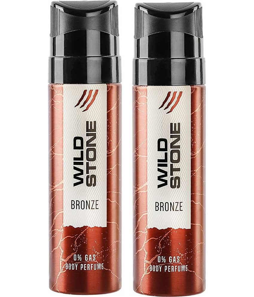 Wild Stone Bronze Pefume Body Spray for Men 120ml, Pack of 2 (240ml)