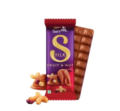 Cadbury dairy milk silk fruit and nut small51g