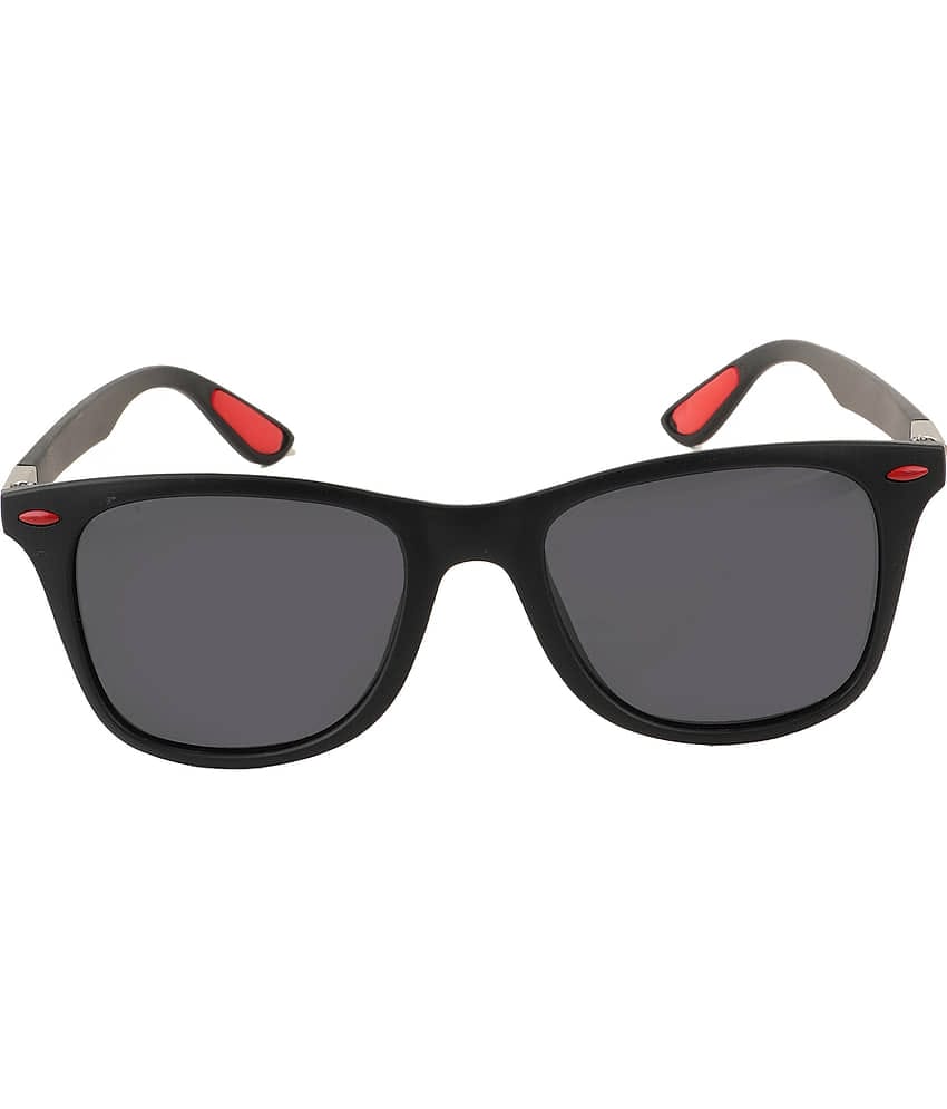 Bayberry Black Square Sunglasses ( Pack of 1 )