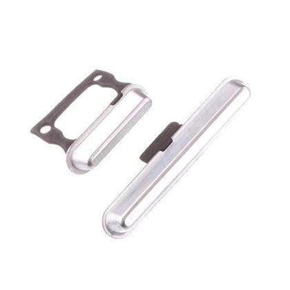 External Outer Power Volume Buttons Side Keys for Motorola Moto G2 Silver