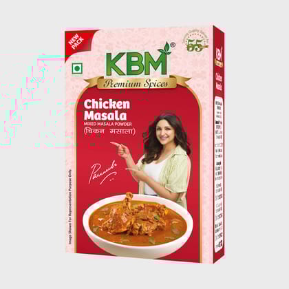 KBM Premium Spices Chicken Masala, 100 gm Carton