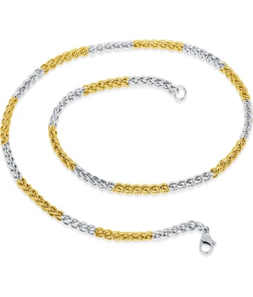 Thrillz Silver Plated Stainless Steel Chain ( Pack of 1 )