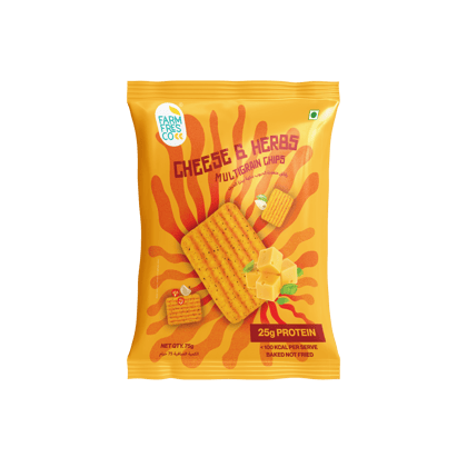 Cheese & Herbs Multigrain Chips (75g | 25g Plant Protein)