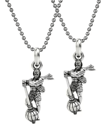 WTM Bahubali Hanuman Ji Pendant With Chain (Pack of 2)