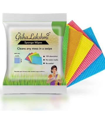 Grihalakshhmi cleaning wipe Sponge Wipe (Pack of 3)