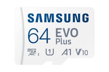 SAMSUNG EVO Plus 64GB Micro SDXC, Up-to 160MB/s, Expanded Storage for Gaming Devices, Android Tablets and Smart Phones, Memory Card, MB-MC128SA/IN