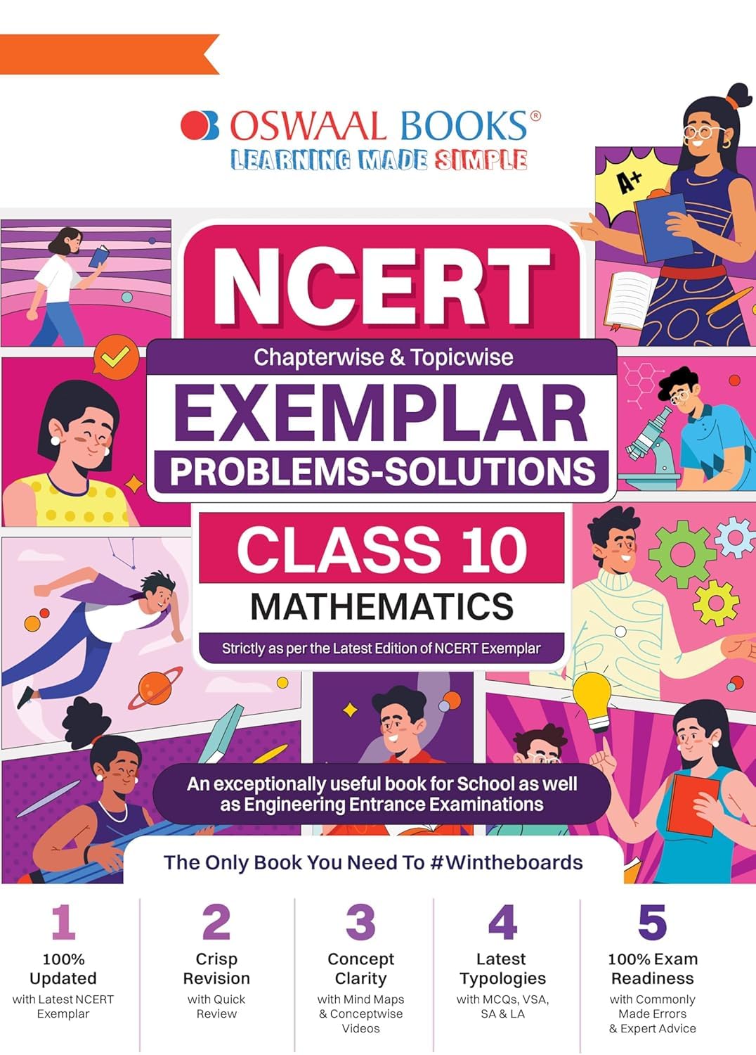 Oswaal NCERT Exemplar (Problems - solutions) Class 10 Mathematics Book For 2024 Exam Paperback � 16 February 2024 [Paperback] Oswaal Books And Learning Private Limited