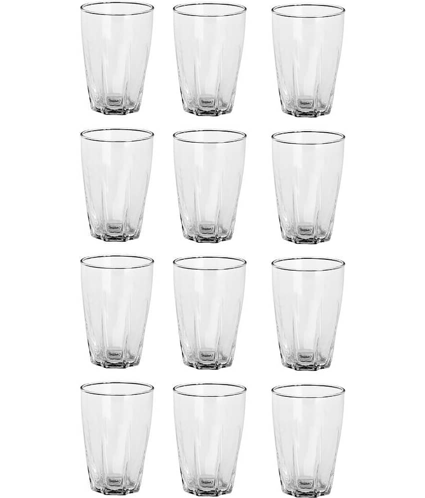 Afast Water/Juice  Glasses Set,  280 ML - (Pack Of 12)