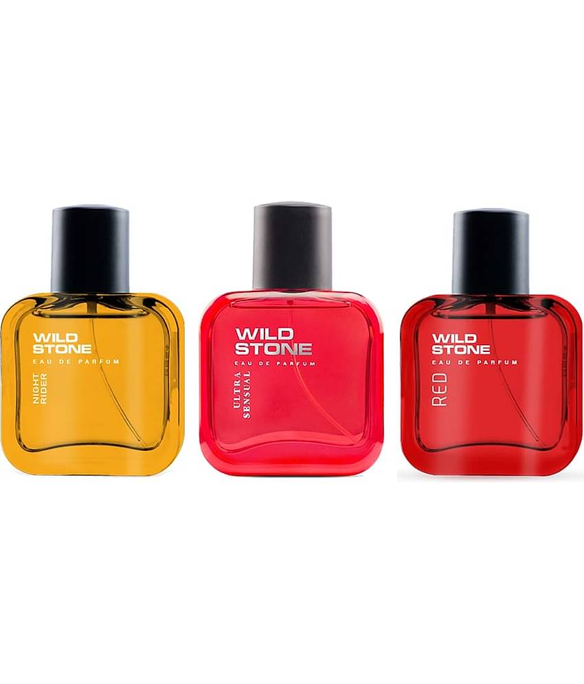 Wild Stone Night Rider, Red and Ultra Sensual Perfume for Men, Combo Pack of 3 (30ml each) Eau de Parfum - 90 ml (For Men)