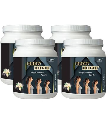 Hmv Herbals Grow Height Herbal Height Growth Vanilla Powder 400 Gm Pack of 4
