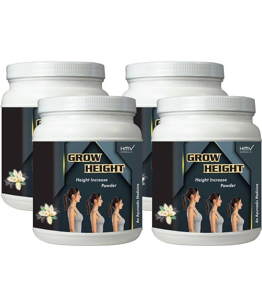 Hmv Herbals Grow Height Herbal Height Growth Vanilla Powder 400 Gm Pack of 4