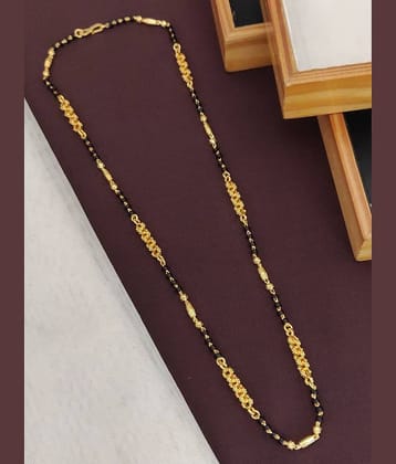 Shivay Fashion Golden Mangalsutra ( Pack of 1 )