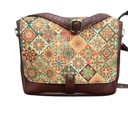 Raxen and Digital Print Sling Bag