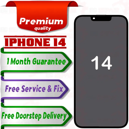Apple iPhone 14  (display glass combo folder) Mobile Display LCD Screen With Touch.Black