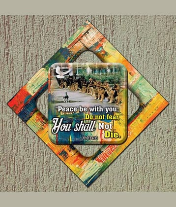 prarthanagifts MDF Wall Hanging Multicolour Single Photo Frame - Pack of 1