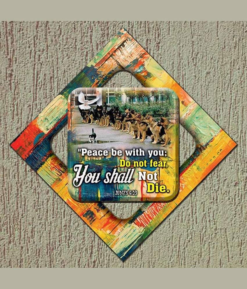 prarthanagifts MDF Wall Hanging Multicolour Single Photo Frame - Pack of 1