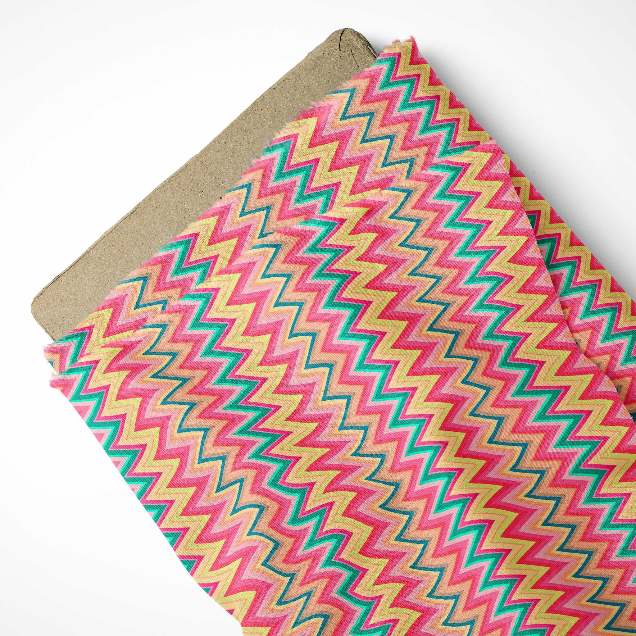 Zigzag Zenith-Viscose Georgette