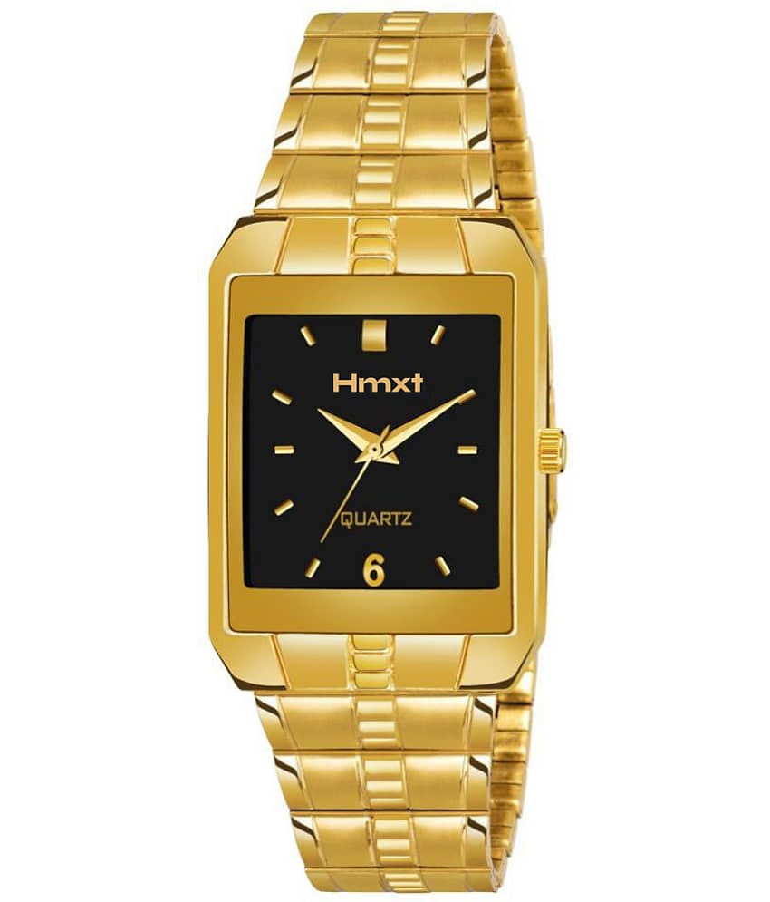 HMXT Gold Metal Analog Men's Watch