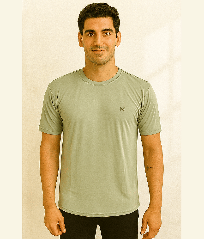 Force NXT Red Polyester Regular Fit Men's Sports T-Shirt ( Pack of 1 )