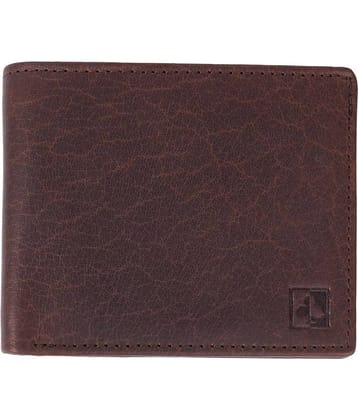 CIMONI Brown Leather Men's Two Fold Wallet ( Pack of 1 )
