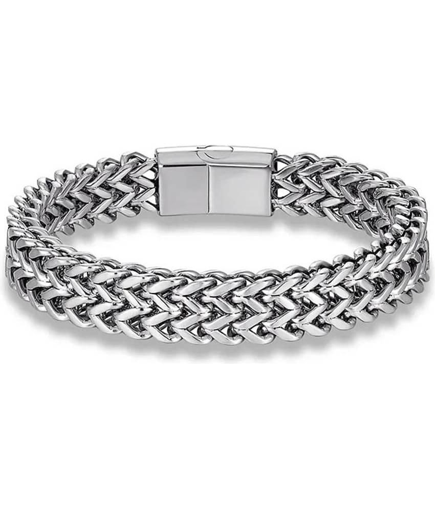 FASHION FRILL Silver Bracelet ( Pack of 1 )