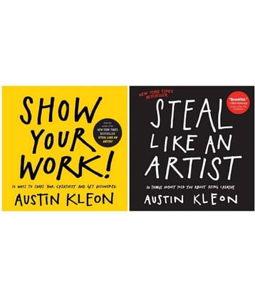 Show Your Work! + Steal Like An Artist(Set of 2 books) by Austin Kleon (English)