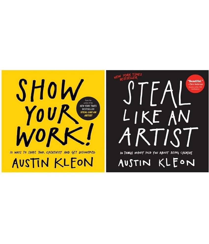 Show Your Work! + Steal Like An Artist(Set of 2 books) by Austin Kleon (English)