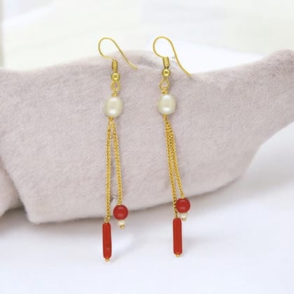 Sri Jagdamba Pearls Divin Pearl Earrings For Women Girls