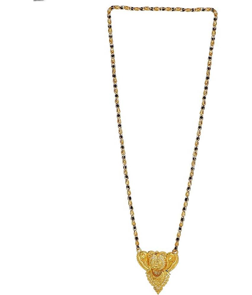 Shankhraj Mall Gold Plated Letest & Designer Mangalsutra For Women-100256