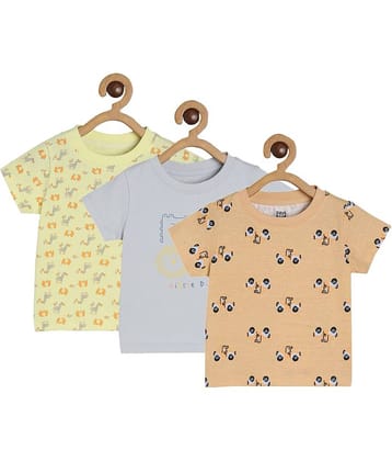 MINI KLUB Pack of 3 Baby Boys Cotton T-Shirt ( Multi )