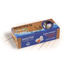 NESTED FARM WHITE EGGS 10PCS