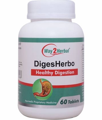 Way2Herbal Diges Herbo Tablet 60 No.S Pack of 1