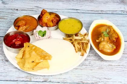 Chicken Masala Thali