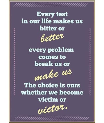 Print Mantras motivational/quotes Motivational/Quotes Sticker ( 45 x 30 cms )