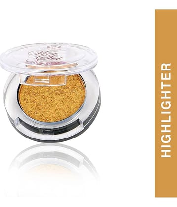 Colors Queen Wet Set Eyes and Cheeks Highlighter 3g, Gold (Shade - 02)