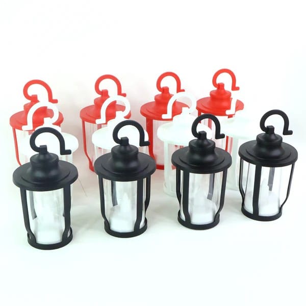 Decorative Lantern Shaped Flameless LED Candles (12 Pcs)