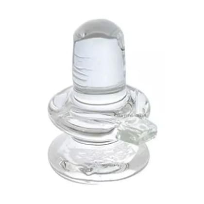 MAYAPURI Sphatik Shivling/Shivlingam, Crystal Shiva Lingam, Size: 2.5 inche, Weight: 50gm