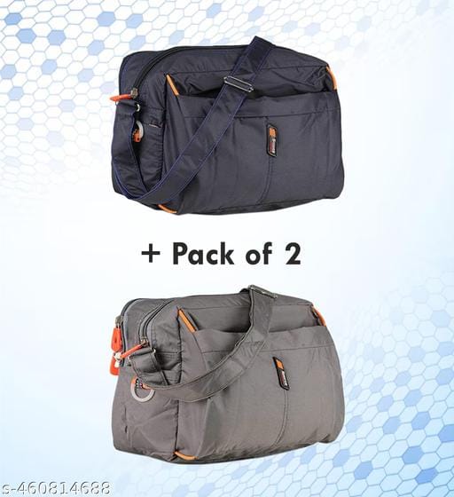 Sling bag cross body multipurpose hand bag sling bag for men women slim bag for office cash business collection travelling sling bag pack of 2