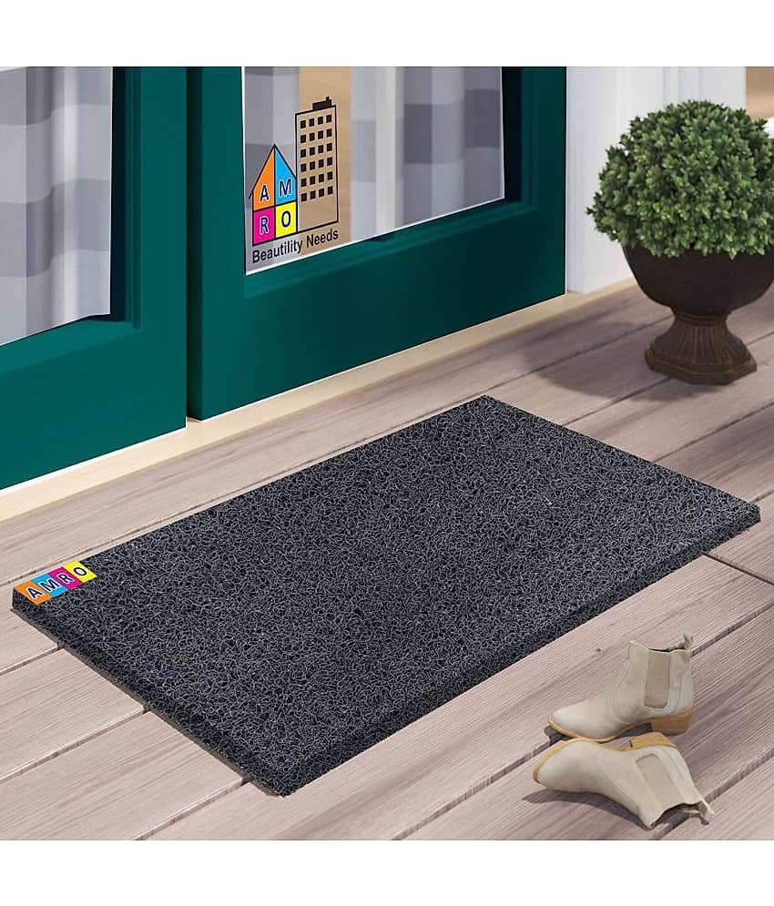 AMRO Beautility Needs - Anti-skid rubber Door Mat ( 60 X 40 cm ) set of 2 - Multi
