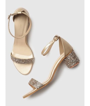 MARC LOIRE - Gold Women's Sandal Heels