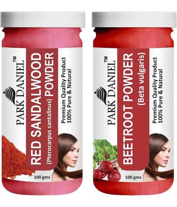 Park Daniel  Red Sandalwood &    Beetroot Powder  Hair Mask 200 g Pack of 2
