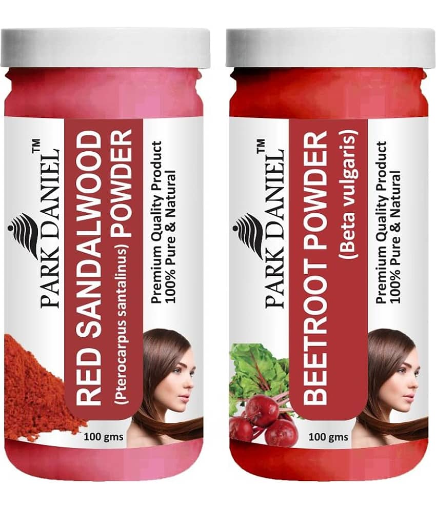 Park Daniel  Red Sandalwood &    Beetroot Powder  Hair Mask 200 g Pack of 2