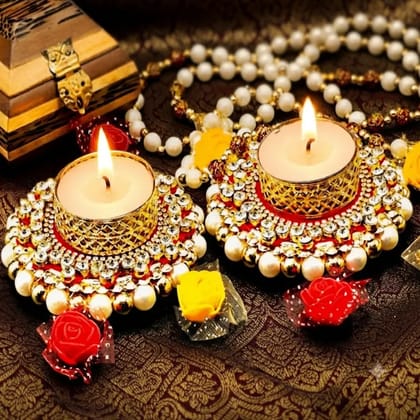 Handmade Jarkan Tea Light Candle Holder