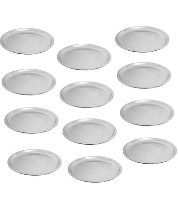 A & H ENTERPRISES 12 Pcs Stainless Steel Steel Quarter Plate