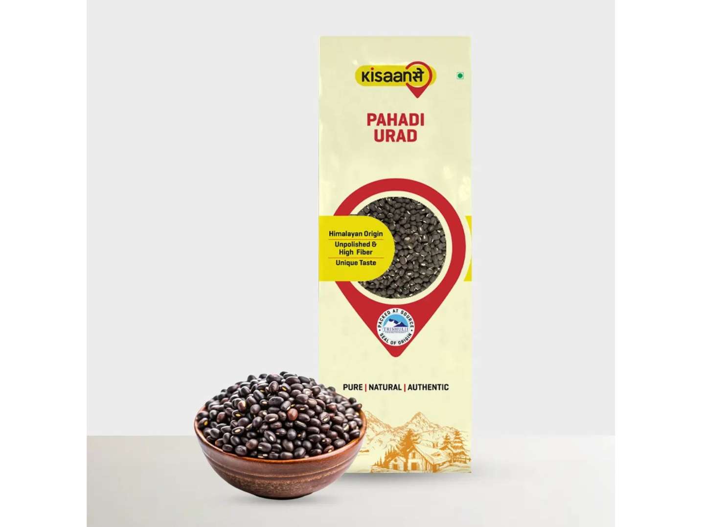 KisaanSay Himalayan Pahadi Urad - 1 Kilogram