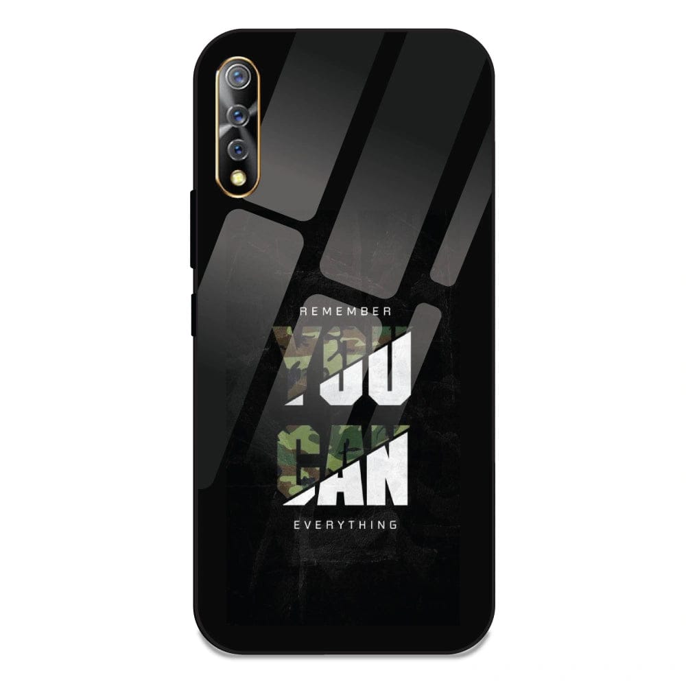You Can Do Everything - Glass Case For Vivo Models-Vivo S1