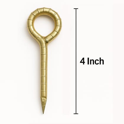 Masonry Screwbolt Hooks (Pack of 3) � 4 Inch Heavy Duty Thunderbolts Eye Bolts � Multi-Use Kondi Eyebolt for Garden, Wall, and Concrete Fixing | Zinc Coated Steel Ring Pins