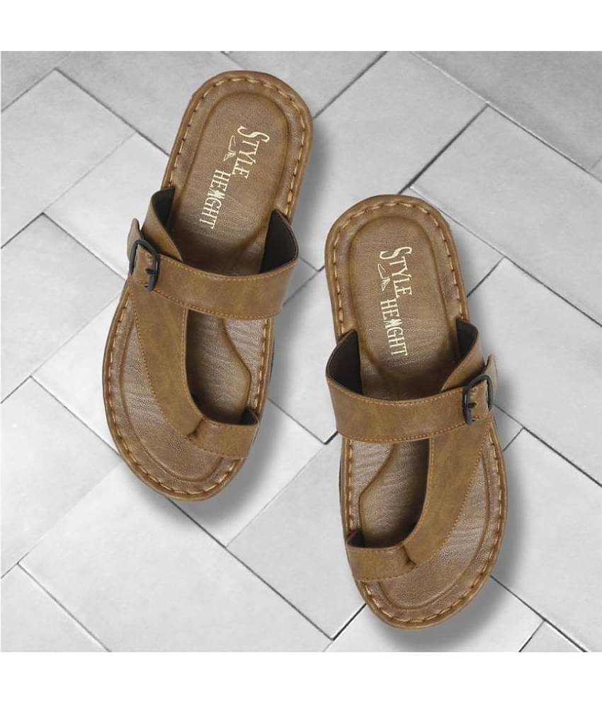 Style Height Tan Thong Flip Flop